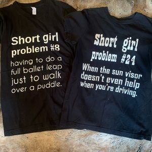 short girl t shirts